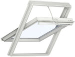 VELUX GGU SK06 0057 114  X 118 ROTATION TOUT CONFORT,EVERFINISH BLANCHE